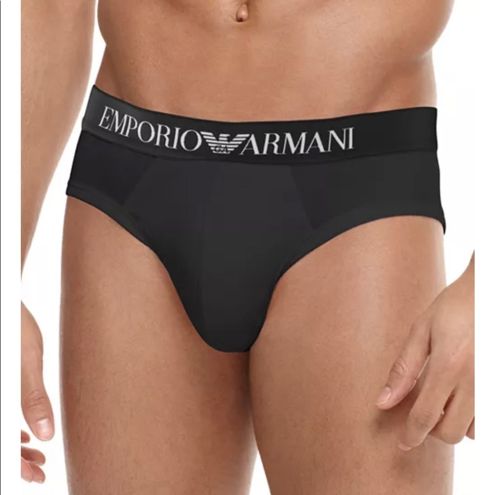 Emporio Armani stretch cotton briefs
